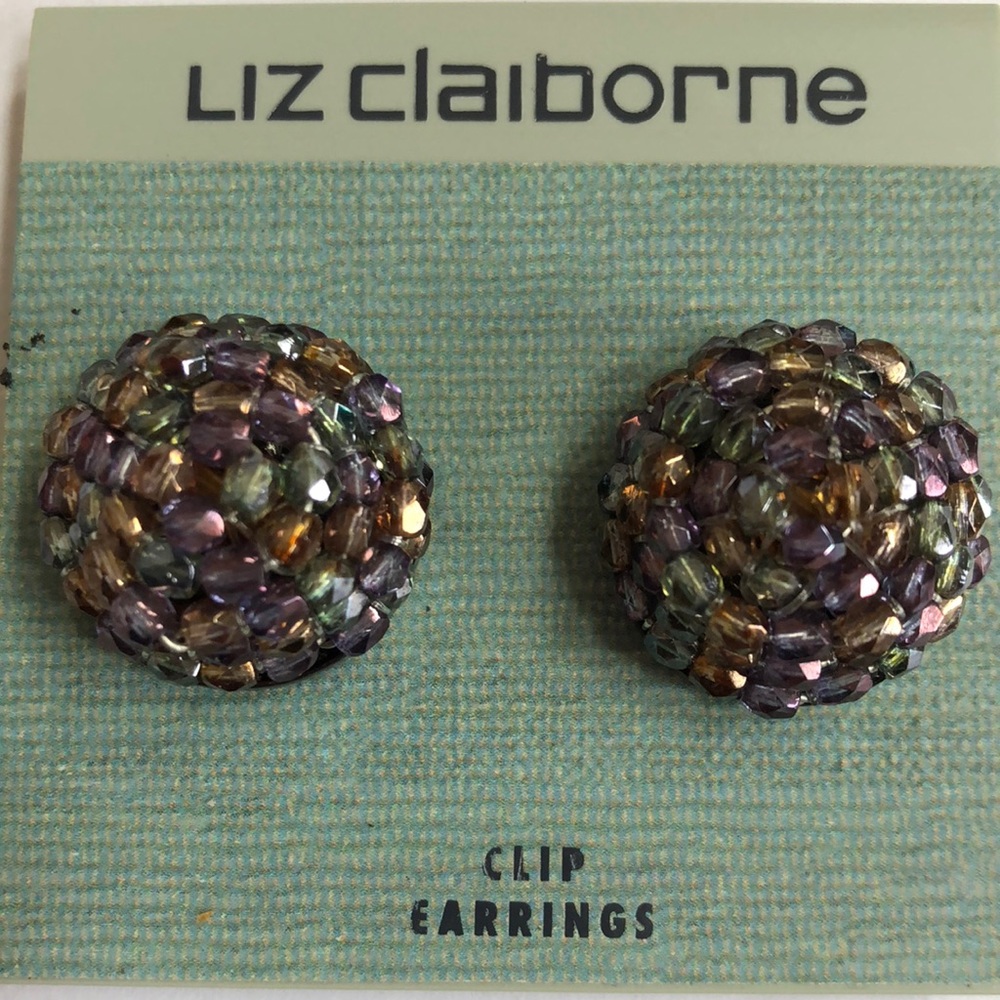 Liz Claiborne clip on earrings